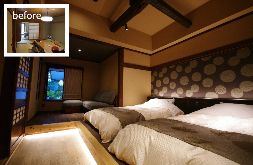 まず客室1部屋改修事例